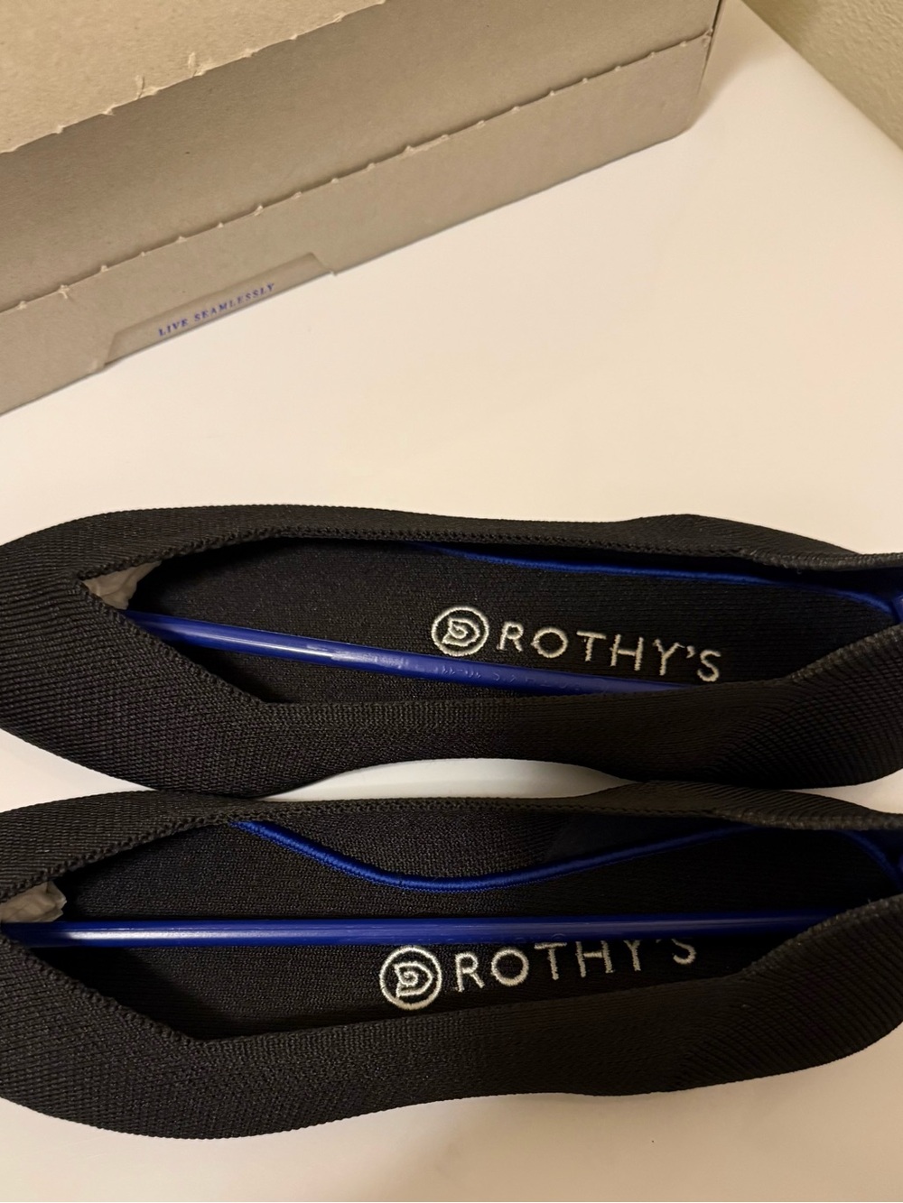 Rothy's Black Women's Slip-On Ballet Flats